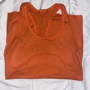 Orange Lululemon Swiftly Tank